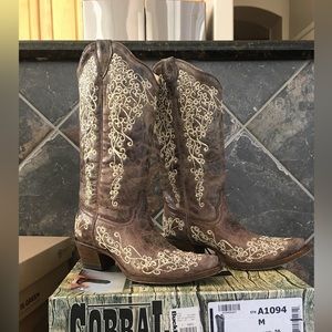 Corral Embroidered Cowboy Boots